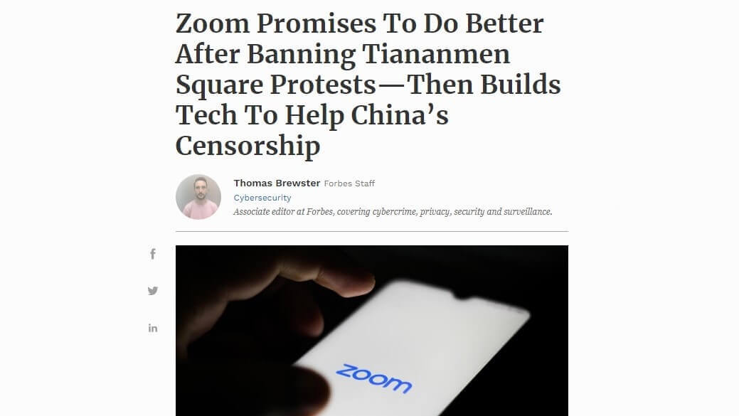 Zoom self-censorship